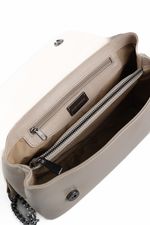 Bolsa Jade em Couro Off White
