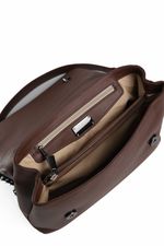 Bolsa Jade em Couro Café