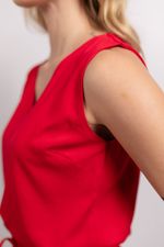 Conjunto Celita Rayon Sarja Vermelho
