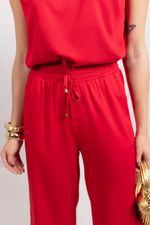 Conjunto Celita Rayon Sarja Vermelho