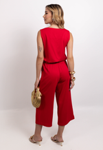 Conjunto Celita Rayon Sarja Vermelho