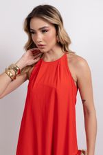 Vestido Naty Vermelho Ferrari
