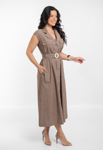 Vestido Maria Antônia Chocolate