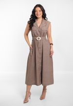 Vestido Maria Antônia Chocolate