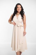 Vestido Meire Areia