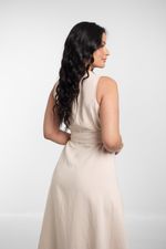 Vestido Meire Areia