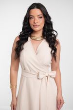 Vestido Meire Areia