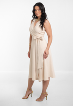 Vestido Meire Areia