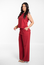 Conjunto Daniela Vermelho Bordô