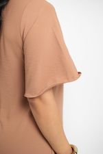 Vestido Ágatha Marrom Castanho