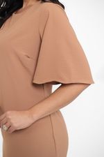 Vestido Ágatha Marrom Castanho