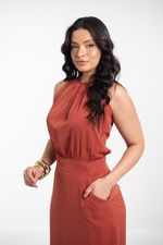 Vestido Bárbara Terracota
