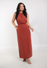 Vestido Bárbara Terracota