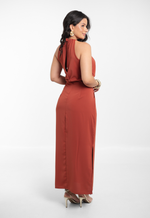 Vestido Bárbara Terracota
