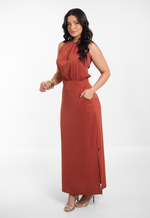 Vestido Bárbara Terracota