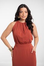 Vestido Bárbara Terracota