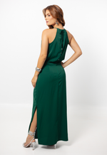 Vestido Bárbara Ice Drop Verde Exército 