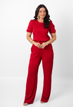 Conjunto Larissa Malha Canelada Marsala