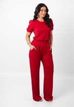 Conjunto Larissa Malha Canelada Marsala