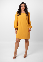 Vestido Tainá Mostarda