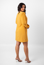 Vestido Tainá Mostarda