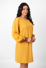 Vestido Tainá Mostarda