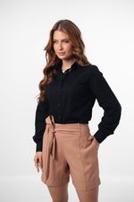 Bermuda Priscila Marrant Marrom Cappuccino