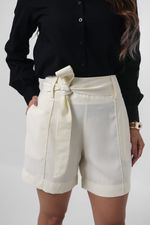 Bermuda Priscila Marrant Off White