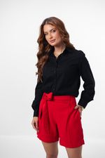 Bermuda Priscila Marrant Vermelho 