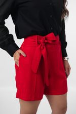 Bermuda Priscila Marrant Vermelho 