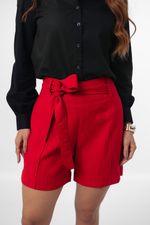 Bermuda Priscila Marrant Vermelho 