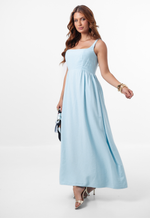 Vestido Violeta Azul Bebê