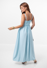 Vestido Violeta Azul Bebê