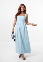 Vestido Violeta Azul Bebê