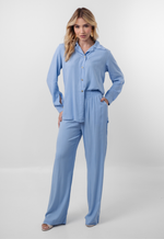 Conjunto Peônia Azul Bebê