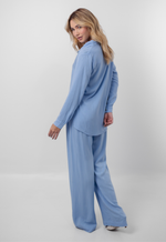 Conjunto Peônia Azul Bebê