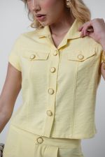 Conjunto Nathália Marrant Amarelo Manteiga