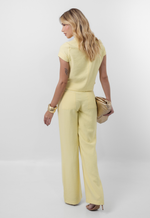 Conjunto Nathália Marrant Amarelo Manteiga