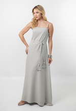 Vestido Monaliza Cinza
