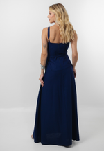 Vestido Monaliza Azul Marinho