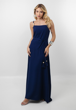 Vestido Monaliza Azul Marinho