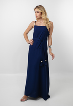 Vestido Monaliza Azul Marinho
