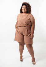 Conjunto Bruna Marrom Castanho