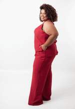 Conjunto Daniela Vermelho Bordô
