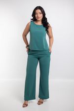 Conjunto Raquel Verde Petróleo