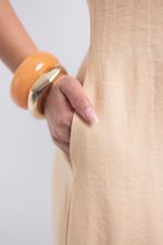 Vestido Luiza Creme