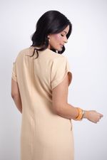 Vestido Luiza Creme