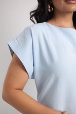 Vestido Luiza Azul Bebê