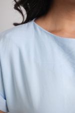 Vestido Luiza Azul Bebê