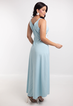 Vestido Pérola Azul Bebê